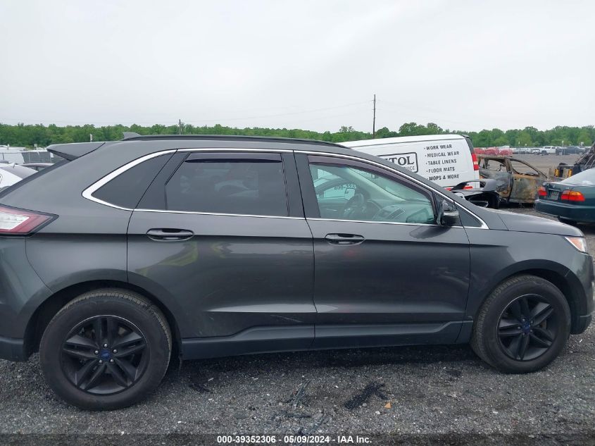 2015 Ford Edge Sel VIN: 2FMTK4J98FBB76597 Lot: 39352306