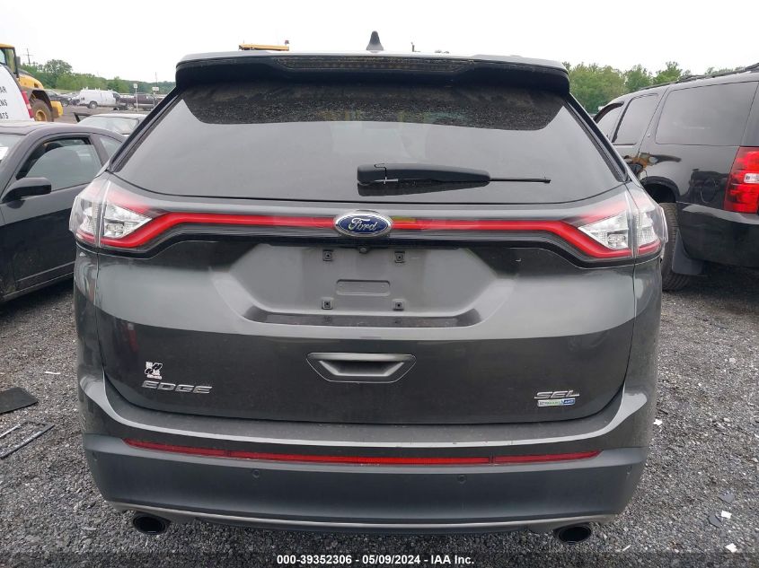 2015 Ford Edge Sel VIN: 2FMTK4J98FBB76597 Lot: 39352306
