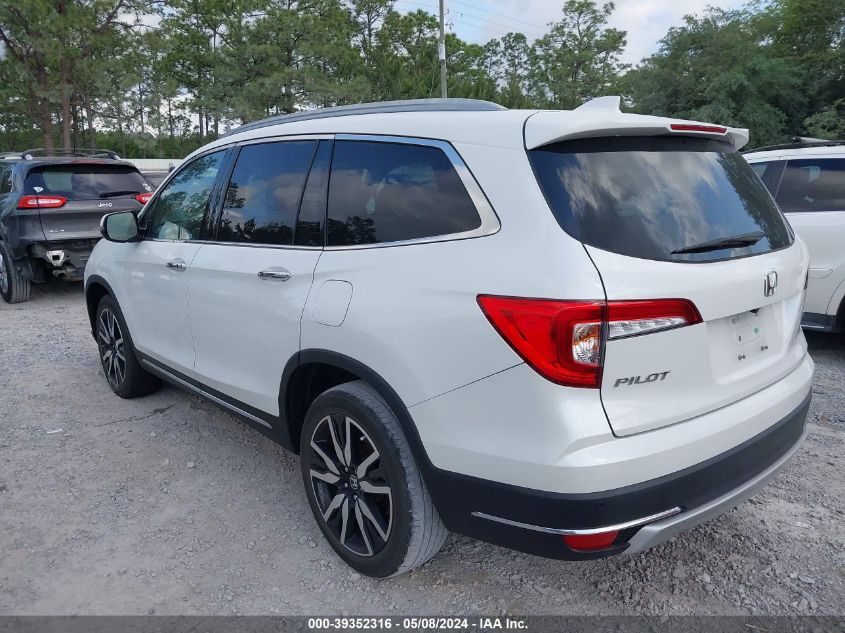 2021 Honda Pilot 2Wd Touring 8 Passenger VIN: 5FNYF5H97MB003034 Lot: 39352316