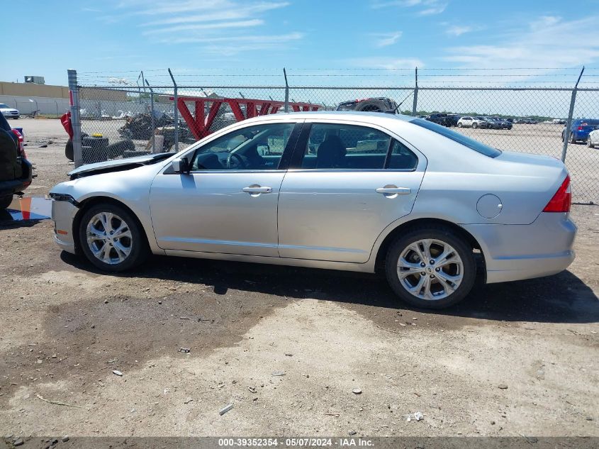 2012 Ford Fusion Se VIN: 3FAHP0HA2CR429209 Lot: 39352354