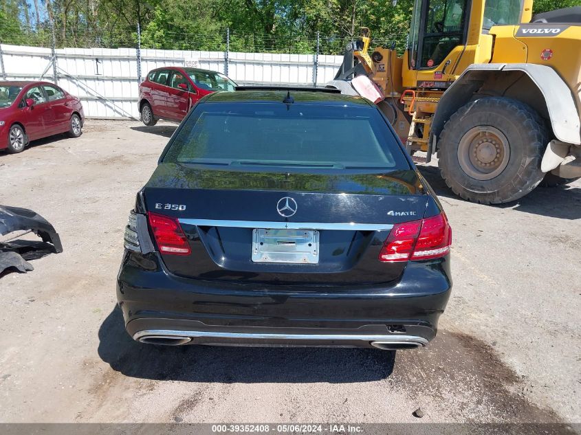 2014 Mercedes-Benz E 350 4Matic VIN: WDDHF8JB7EA995996 Lot: 39352408