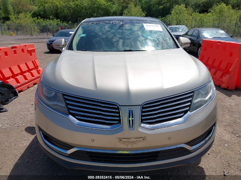 2017 Lincoln Mkx Reserve VIN: 2LMPJ6LR6HBL52373 Lot: 39352415