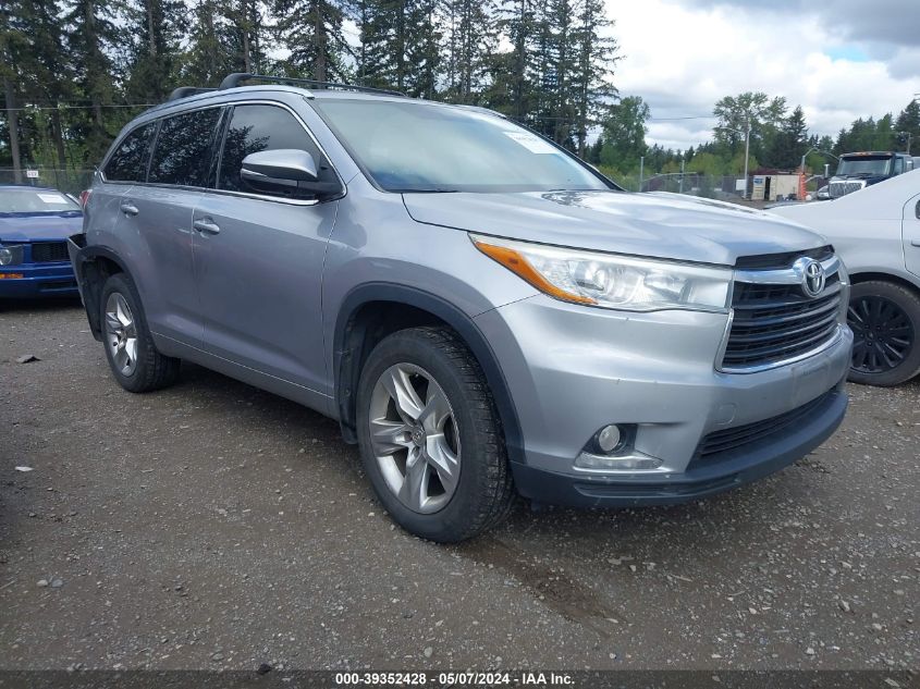 2015 TOYOTA HIGHLANDER LIMITED/LTD PLATINUM - 5TDDKRFHXFS108919