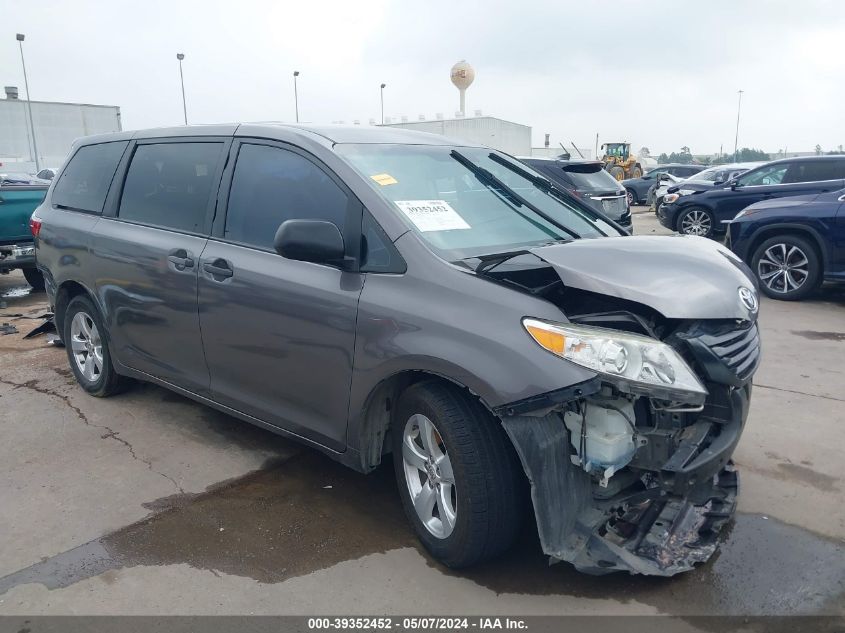 5TDZZ3DC7HS775746 2017 TOYOTA SIENNA - Image 1