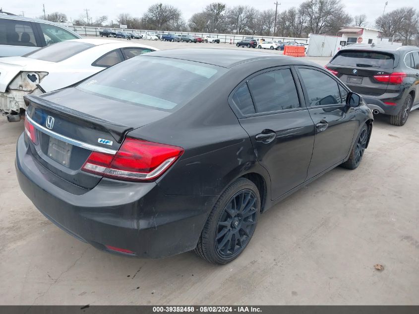 2013 Honda Civic Hf VIN: 2HGFB2F67DH557843 Lot: 39352458