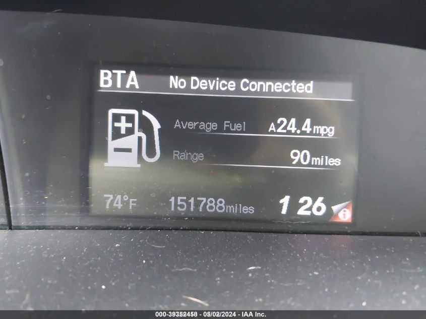 2013 Honda Civic Hf VIN: 2HGFB2F67DH557843 Lot: 39352458