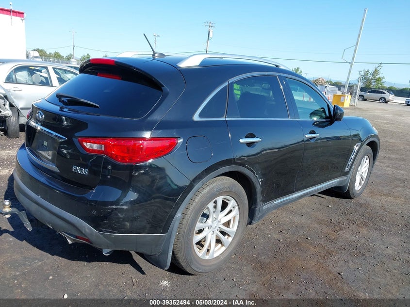 2011 Infiniti Fx35 VIN: JN8AS1MW4BM730142 Lot: 39352494