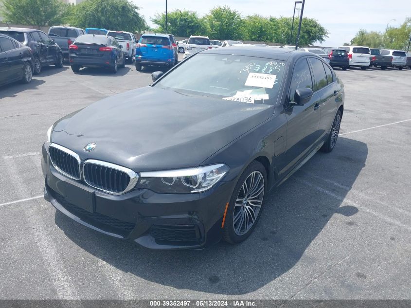 2019 BMW 530E Iperformance VIN: WBAJA9C55KB389848 Lot: 39352497