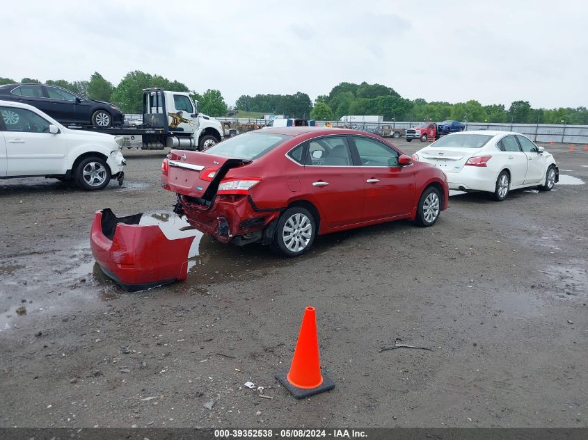 2014 Nissan Sentra Sv VIN: 3N1AB7AP2EY332976 Lot: 39352538