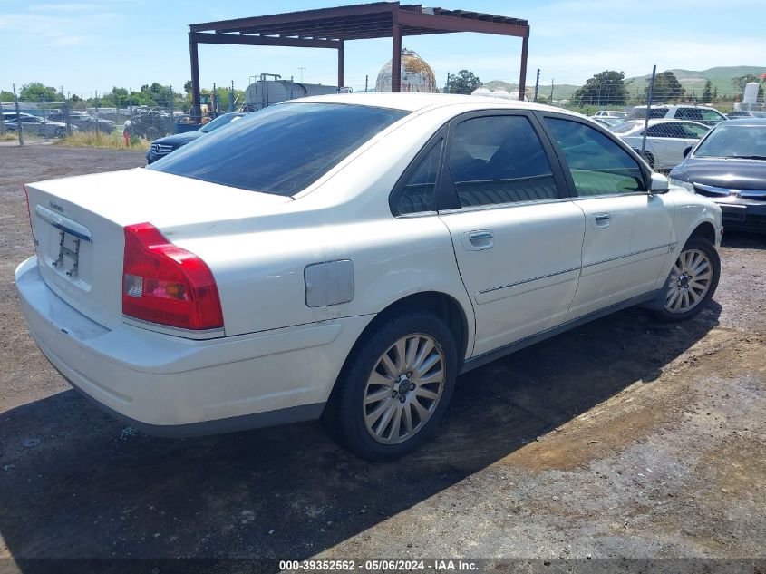 2004 Volvo S80 2.9 VIN: YV1TS92D241344421 Lot: 39352562