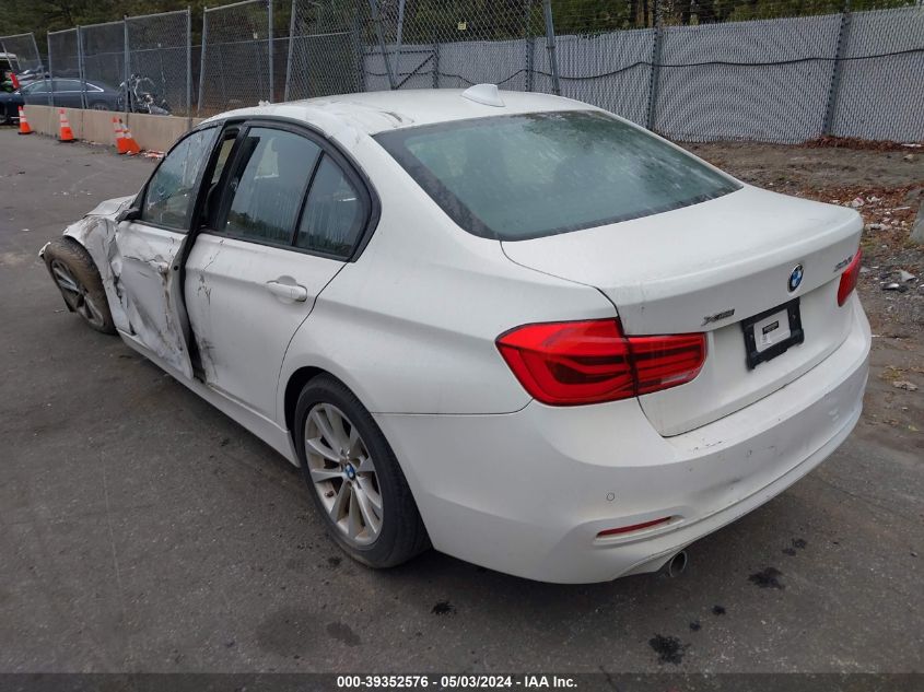 2017 BMW 320I xDrive VIN: WBA8A3C31HA067085 Lot: 39352576