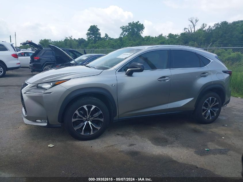 2017 Lexus Nx 200T F Sport VIN: JTJBARBZ1H2141887 Lot: 39352615