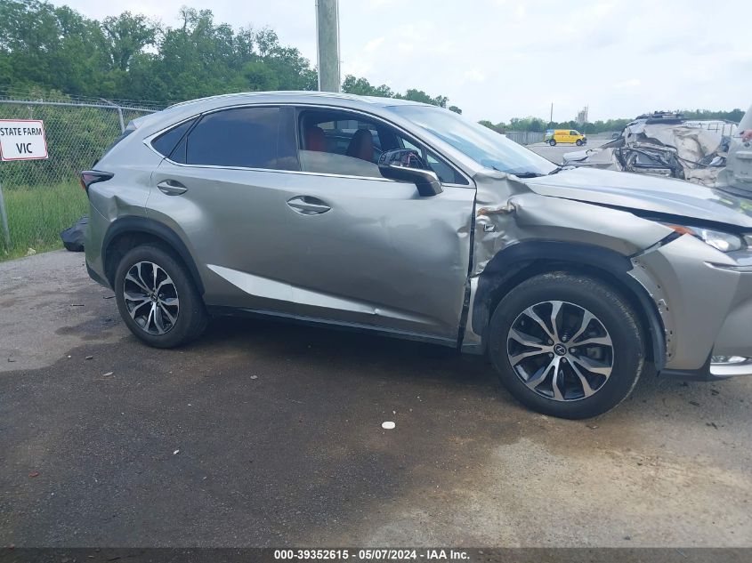 2017 Lexus Nx 200T F Sport VIN: JTJBARBZ1H2141887 Lot: 39352615