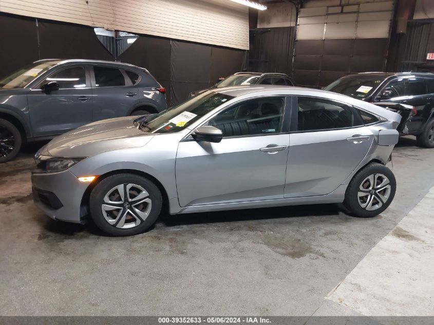 2018 Honda Civic Lx VIN: 19XFC2F53JE204087 Lot: 39352633