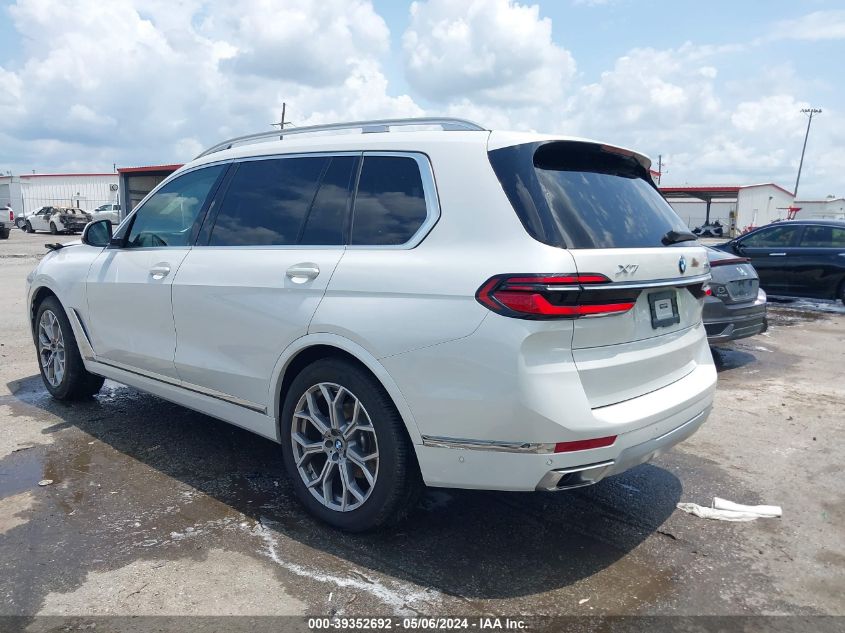 2023 BMW X7 xDrive40I VIN: 5UX23EM05P9P94070 Lot: 39352692