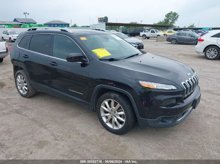 2014 Jeep Cherokee Limited VIN: 1C4PJLDB0EW129756 Lot: 39352716