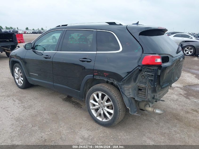 2014 Jeep Cherokee Limited VIN: 1C4PJLDB0EW129756 Lot: 39352716