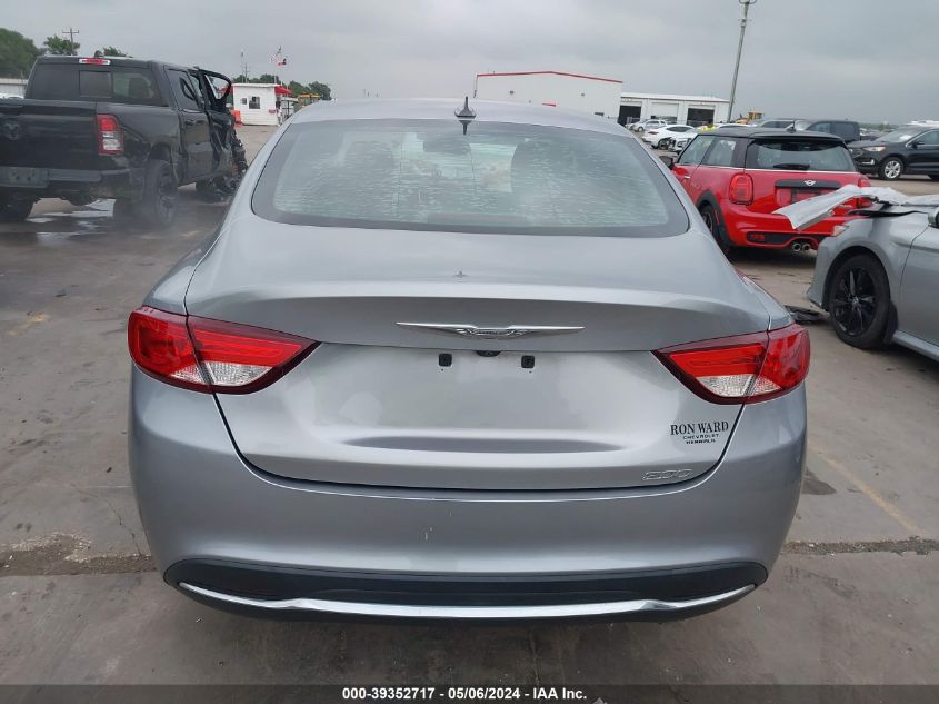 2016 Chrysler 200 Limited Platinum VIN: 1C3CCCABXGN188372 Lot: 39352717