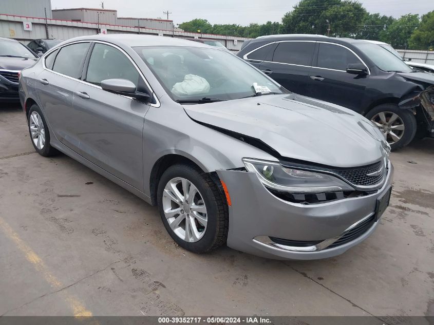 2016 Chrysler 200 Limited Platinum VIN: 1C3CCCABXGN188372 Lot: 39352717