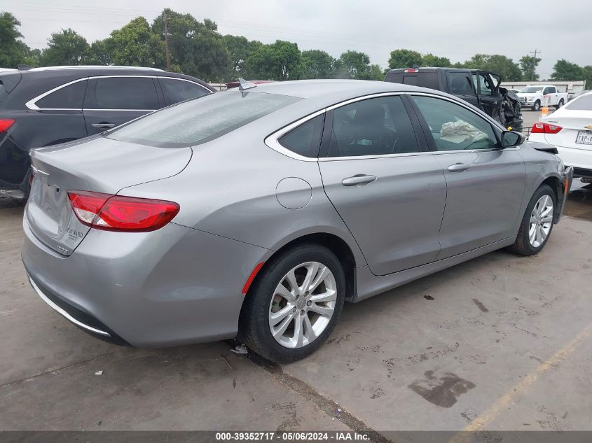 2016 Chrysler 200 Limited Platinum VIN: 1C3CCCABXGN188372 Lot: 39352717