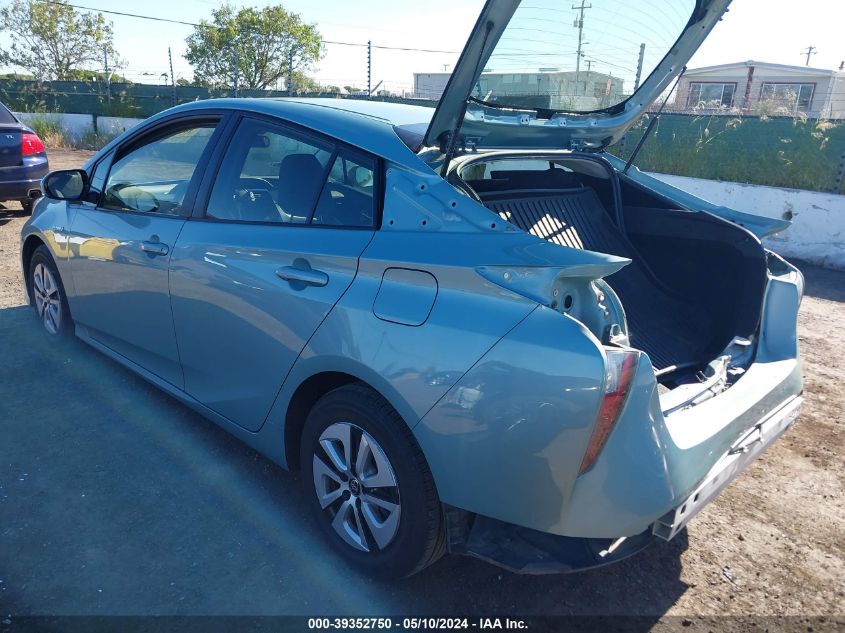 2016 Toyota Prius Two Eco VIN: JTDKARFU6G3001733 Lot: 39352750