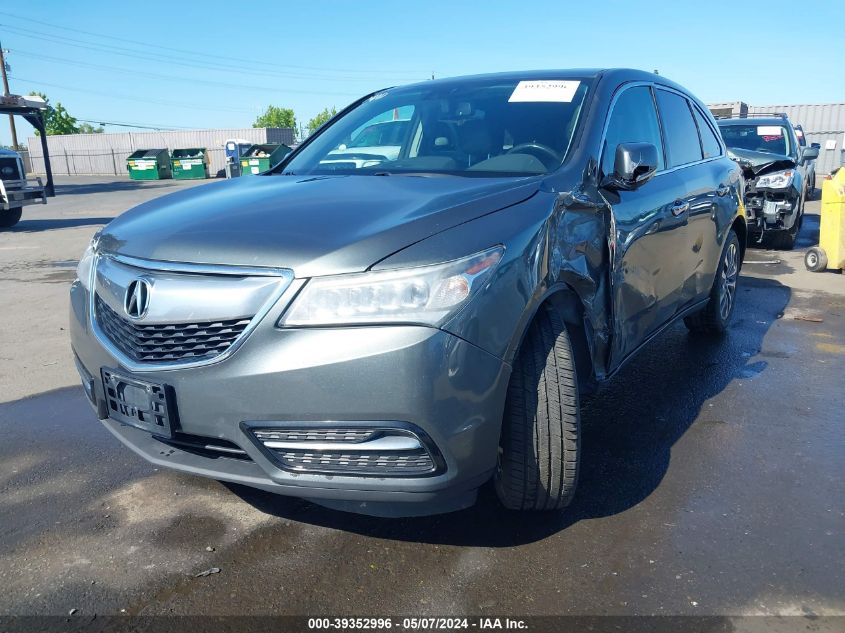 2014 Acura Mdx Technology Package VIN: 5FRYD4H4XEB020138 Lot: 39352996