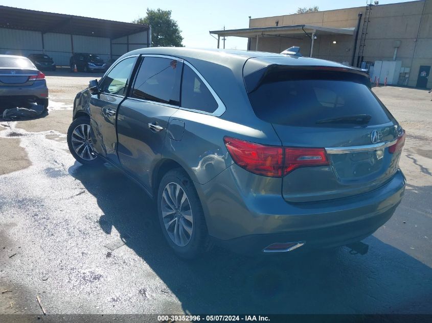 2014 Acura Mdx Technology Package VIN: 5FRYD4H4XEB020138 Lot: 39352996