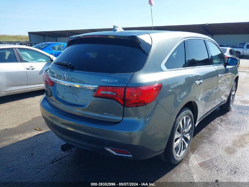 2014 Acura Mdx Technology Package VIN: 5FRYD4H4XEB020138 Lot: 39352996