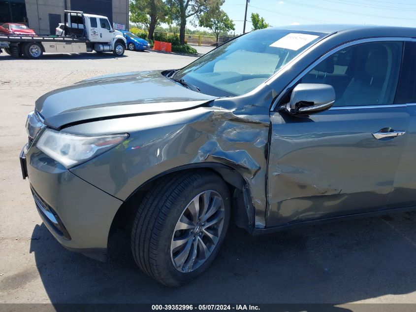 2014 Acura Mdx Technology Package VIN: 5FRYD4H4XEB020138 Lot: 39352996