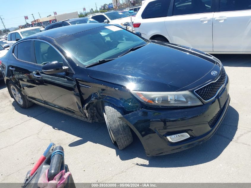 2015 Kia Optima Lx VIN: 5XXGM4A75FG427848 Lot: 39353005