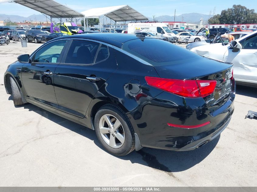 2015 Kia Optima Lx VIN: 5XXGM4A75FG427848 Lot: 39353005