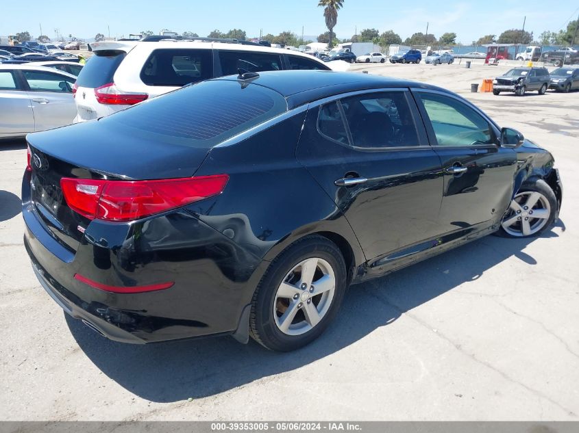 2015 Kia Optima Lx VIN: 5XXGM4A75FG427848 Lot: 39353005