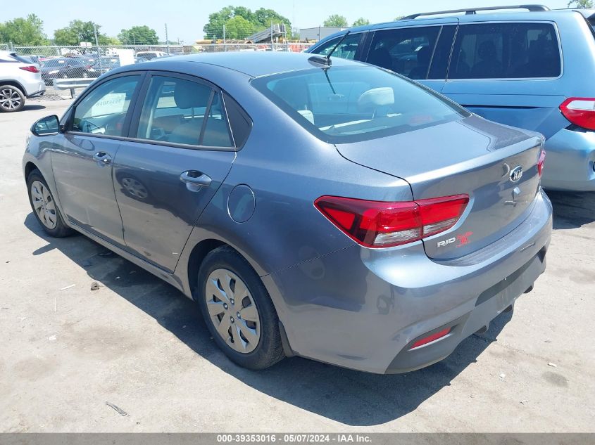 2020 Kia Rio S VIN: 3KPA24AD0LE298410 Lot: 39353016