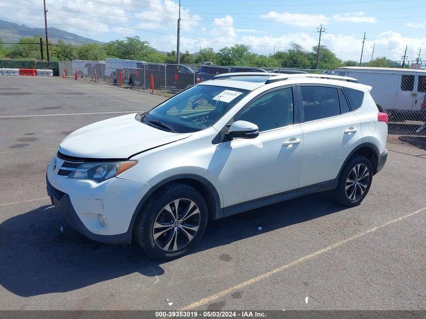 2015 TOYOTA RAV4 LIMITED - JTMYFREV8FJ035222