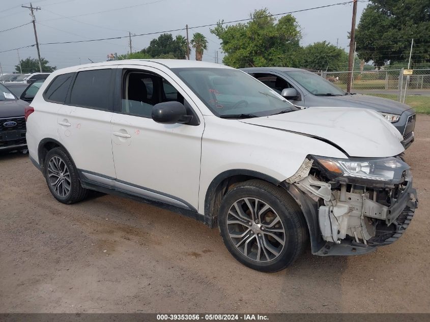 2016 Mitsubishi Outlander Es VIN: JA4AD2A35GZ016711 Lot: 39353056