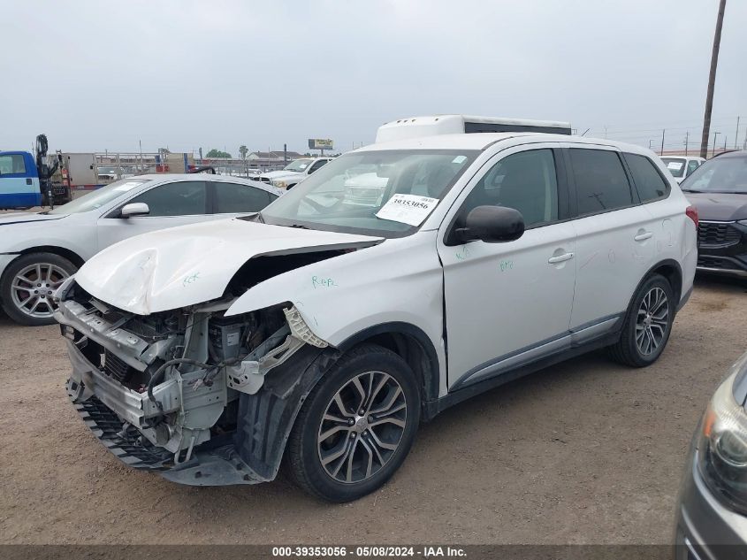 2016 Mitsubishi Outlander Es VIN: JA4AD2A35GZ016711 Lot: 39353056