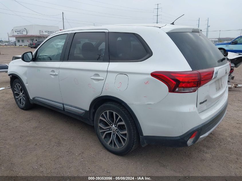 2016 Mitsubishi Outlander Es VIN: JA4AD2A35GZ016711 Lot: 39353056