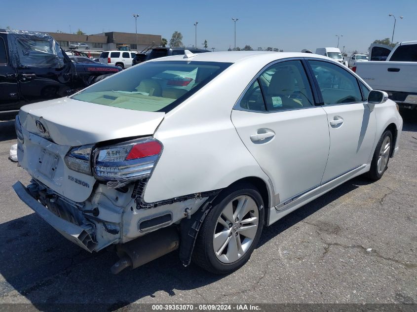 2010 Lexus Hs 250H VIN: JTHBB1BA3A2010881 Lot: 39353070