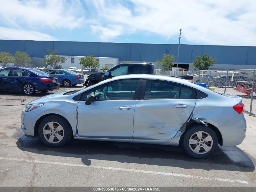 2018 Chevrolet Cruze Ls Manual VIN: 1G1BB5SM4J7146516 Lot: 39353076