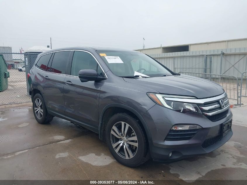 2016 Honda Pilot Ex-L VIN: 5FNYF5H52GB003721 Lot: 39353077