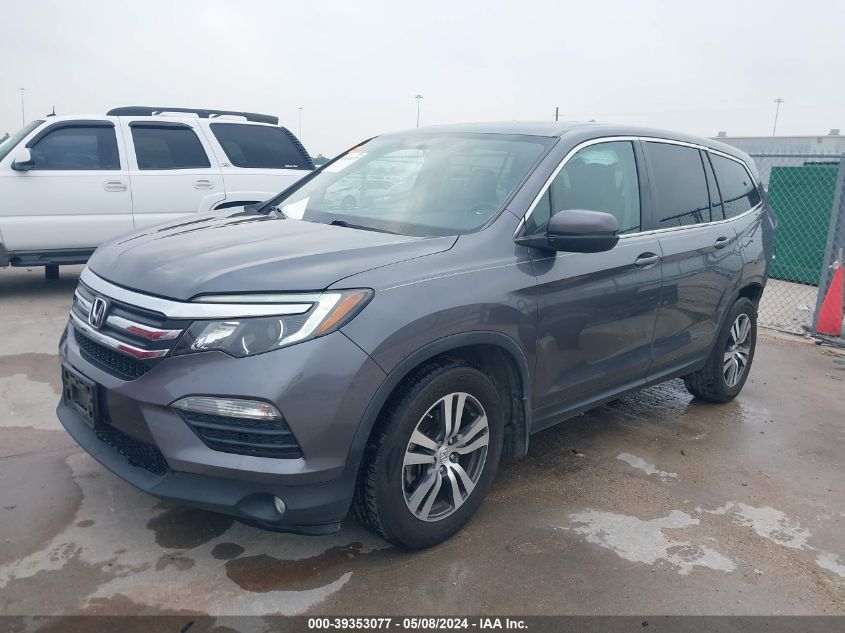 2016 Honda Pilot Ex-L VIN: 5FNYF5H52GB003721 Lot: 39353077