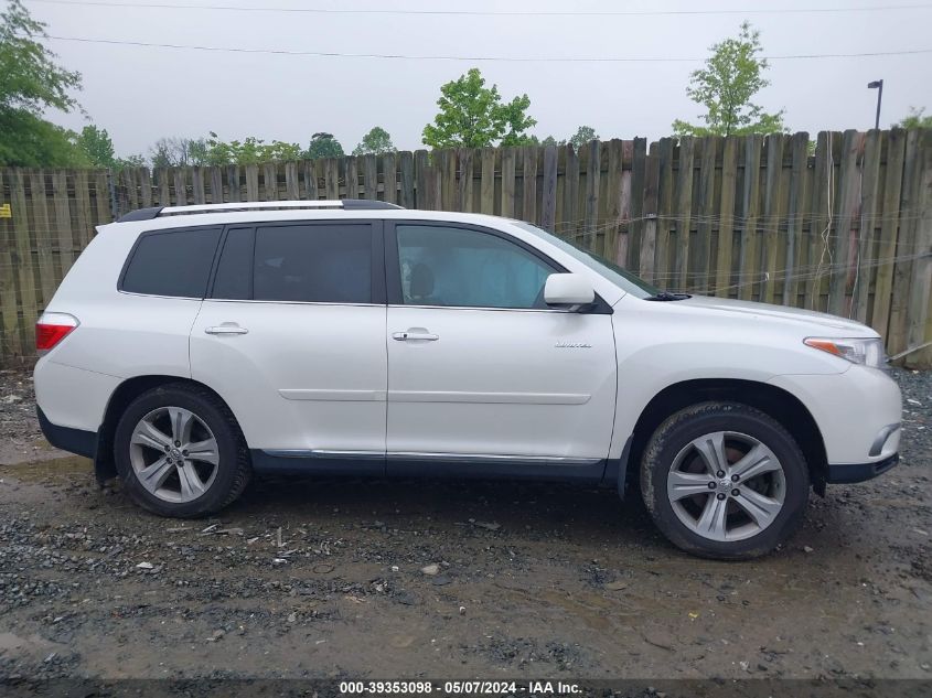 2012 Toyota Highlander Limited V6 VIN: 5TDDK3EH9CS172055 Lot: 39353098