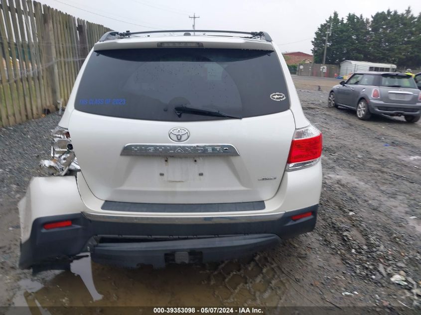 2012 Toyota Highlander Limited V6 VIN: 5TDDK3EH9CS172055 Lot: 39353098