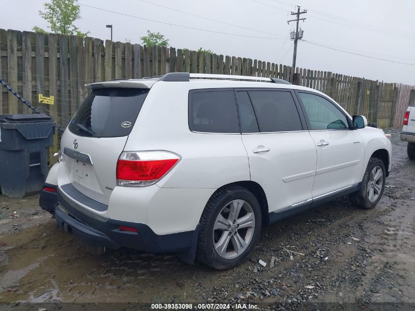 2012 Toyota Highlander Limited V6 VIN: 5TDDK3EH9CS172055 Lot: 39353098