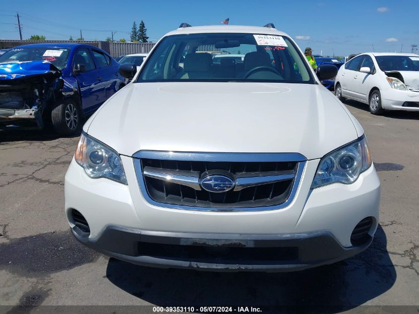 2009 Subaru Outback 2.5I VIN: 4S4BP60C496322194 Lot: 39353110