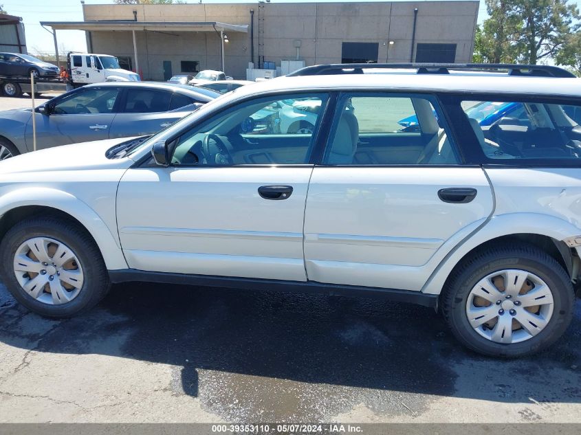 2009 Subaru Outback 2.5I VIN: 4S4BP60C496322194 Lot: 39353110