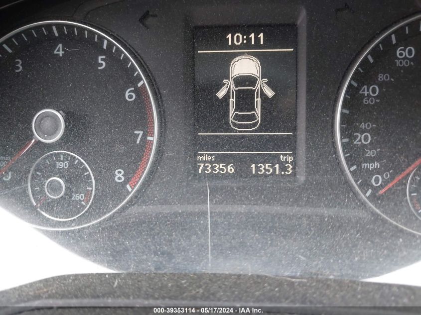 2012 Volkswagen Passat 2.5L Sel Premium VIN: 1VWCP7A34CC090070 Lot: 39353114