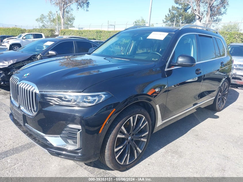 2020 BMW X7 xDrive40I VIN: 5UXCW2C01L9A01548 Lot: 39353131