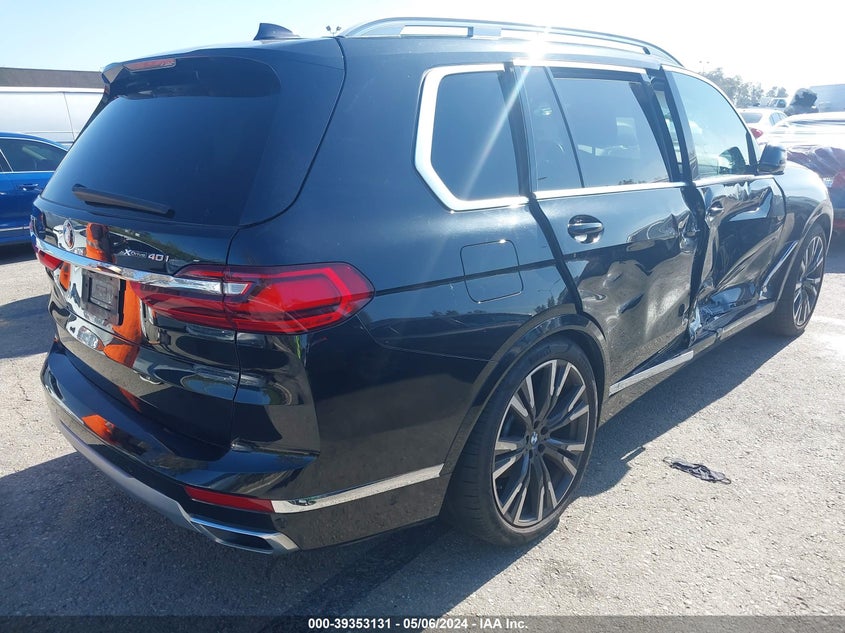 2020 BMW X7 xDrive40I VIN: 5UXCW2C01L9A01548 Lot: 39353131