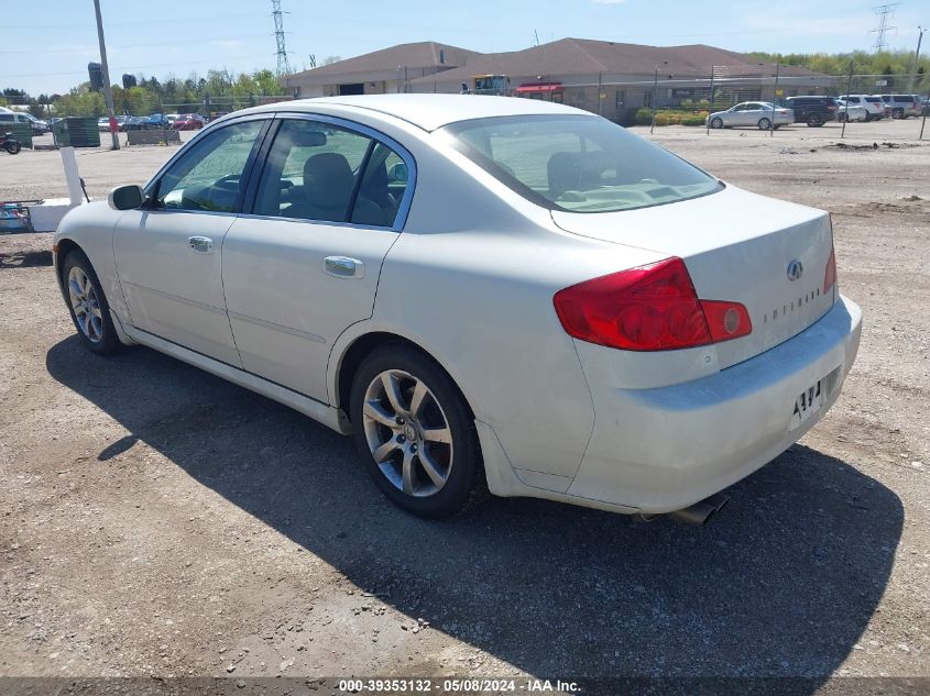 2006 Infiniti G35X VIN: JNKCV51F26M606270 Lot: 39353132